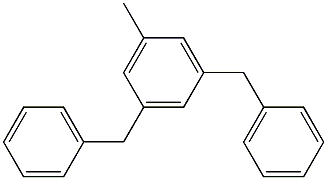 3,5-Dibenzyltoluene 구조식 이미지