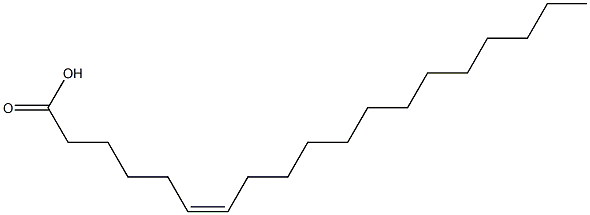 (Z)-6-Nonadecenoic acid Structure