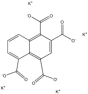 1,2,4,5-Naphthalenetetracarboxylic acid tetrapotassium salt 구조식 이미지