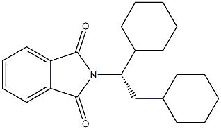 (-)-N-[(S)-1,2-Di(cyclohexyl)ethyl]phthalimide Structure