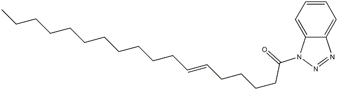 1-(6-Octadecenoyl)-1H-benzotriazole Structure