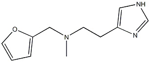 4-[2-[N-(2-Furanylmethyl)methylamino]ethyl]-1H-imidazole 구조식 이미지