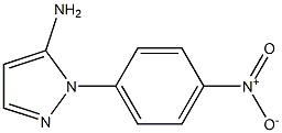 1-(4-Nitrophenyl)-1H-pyrazol-5-amine 구조식 이미지