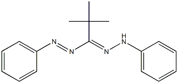 3-tert-Butyl-1,5-diphenylformazan 구조식 이미지