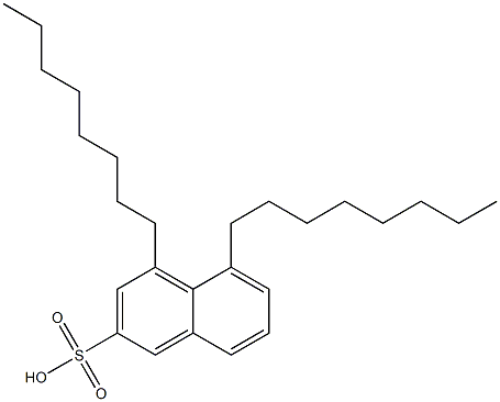 4,5-Dioctyl-2-naphthalenesulfonic acid 구조식 이미지