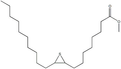 9,10-Epithioicosanoic acid methyl ester 구조식 이미지