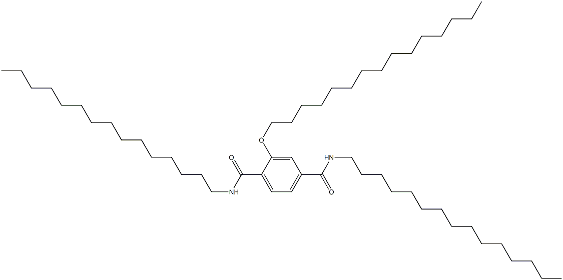 2-(Pentadecyloxy)-N,N'-dipentadecylterephthalamide Structure