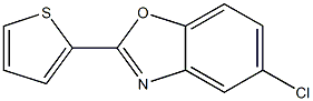5-Chloro-2-(thiophen-2-yl)benzoxazole 구조식 이미지