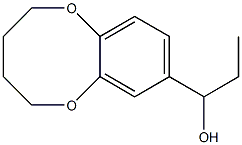 2,3,4,5-Tetrahydro-8-(1-hydroxypropyl)-1,6-benzodioxocin Structure