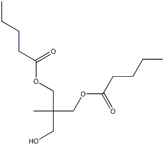 Divaleric acid 2-(hydroxymethyl)-2-methyl-1,3-propanediyl ester 구조식 이미지