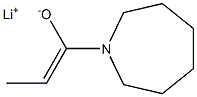 Lithium(Z)-1-[(hexahydro-1H-azepin)-1-yl]-1-propene-1-olate 구조식 이미지