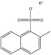 2-Methyl-1-naphthalenesulfonic acid potassium salt 구조식 이미지