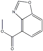 Benzoxazole-4-carboxylic acid methyl ester Structure