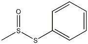 Methanesulfinothioic acid S-phenyl ester Structure