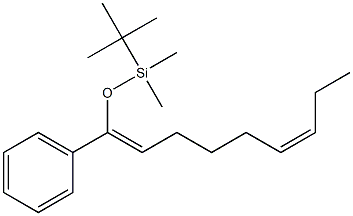 (1Z,6Z)-1-(tert-Butyldimethylsilyloxy)-1-phenyl-1,6-nonadiene Structure