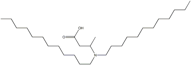 3-(Didodecylamino)butyric acid Structure