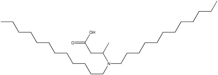 3-(Didodecylamino)butyric acid 구조식 이미지