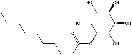 D-Mannitol 5-decanoate 구조식 이미지