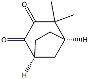 (1S,5R)-4,4-Dimethylbicyclo[3.2.1]octane-2,3-dione 구조식 이미지