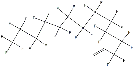 3,3,4,4,5,5,6,6,7,7,8,8,9,9,10,10,11,11,12,12,13,13,14,14,14-Pentacosafluoro-1-tetradecene Structure