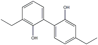 3,4'-Diethyl-1,1'-biphenyl-2,2'-diol 구조식 이미지