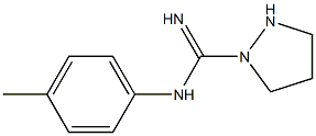 1-[N-(4-Methylphenyl)amidino]pyrazolidine Structure