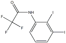 N-(2,3-Diiodophenyl)trifluoroacetamide 구조식 이미지