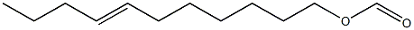 Formic acid 7-undecenyl ester 구조식 이미지