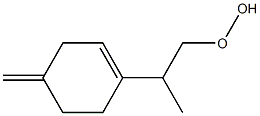 p-Mentha-1(7),3-dien-9-yl hydroperoxide Structure