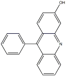 9-Phenyl-3-hydroxyacridine 구조식 이미지