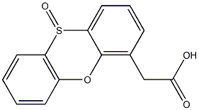 4-Carboxymethylphenoxathiin 10-oxide 구조식 이미지