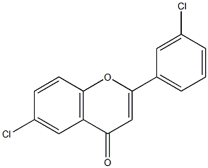 3',6-Dichloroflavone 구조식 이미지