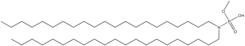 N,N-Dihenicosylamidophosphoric acid hydrogen methyl ester 구조식 이미지