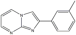 2-(3-Methylphenyl)imidazo[1,2-a]pyrimidine 구조식 이미지