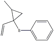 2-Methyl-1-ethenyl-1-(phenylthio)cyclopropane 구조식 이미지