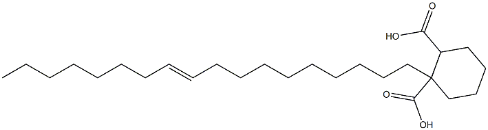 Cyclohexane-1,2-dicarboxylic acid hydrogen 1-(10-octadecenyl) ester 구조식 이미지