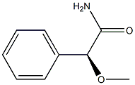 [S,(+)]-2-Methoxy-2-phenylacetamide Structure