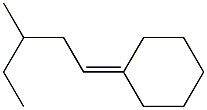 1-(3-Methylpentylidene)cyclohexane Structure