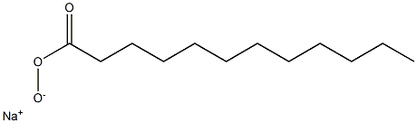 Dodecaneperoxoic acid sodium salt Structure