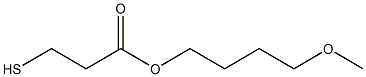 3-Mercaptopropionic acid 4-methoxybutyl ester Structure