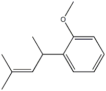 2-Methyl-4-(2-methoxyphenyl)-2-pentene 구조식 이미지