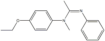 N1-Methyl-N2-phenyl-N1-(4-ethoxyphenyl)acetamidine Structure