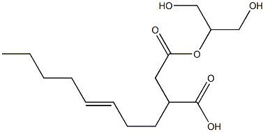 3-(3-Octenyl)succinic acid hydrogen 1-[2-hydroxy-1-(hydroxymethyl)ethyl] ester Structure