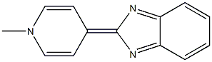 1-Methyl-4-(2H-benzimidazol-2-ylidene)-1,4-dihydropyridine Structure