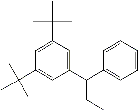 1-(3,5-Di-tert-butylphenyl)-1-phenylpropane Structure