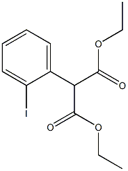 (2-Iodophenyl)malonic acid diethyl ester Structure