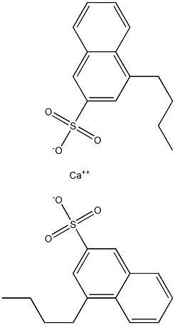Bis(4-butyl-2-naphthalenesulfonic acid)calcium salt Structure