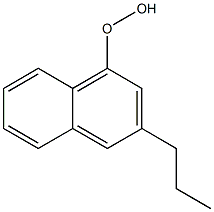 3-Propyl-1-naphtyl hydroperoxide 구조식 이미지