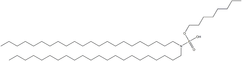 N,N-Didocosylamidophosphoric acid hydrogen octyl ester 구조식 이미지