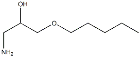 1-Amino-3-pentyloxy-2-propanol Structure